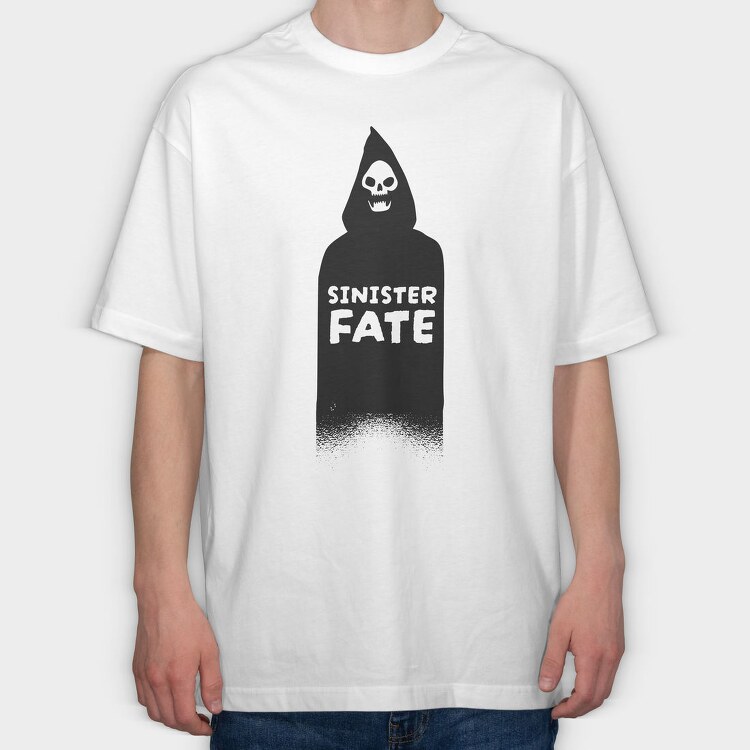 Sinister Bones, Tricou Oversize Barbati (Unisex)