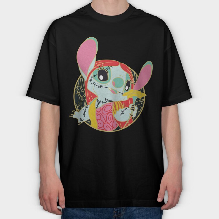 Stitchlivesforever, Tricou Oversize Barbati (Unisex)