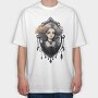 Haunted Mirror Frame, Tricou Oversize Barbati (Unisex)