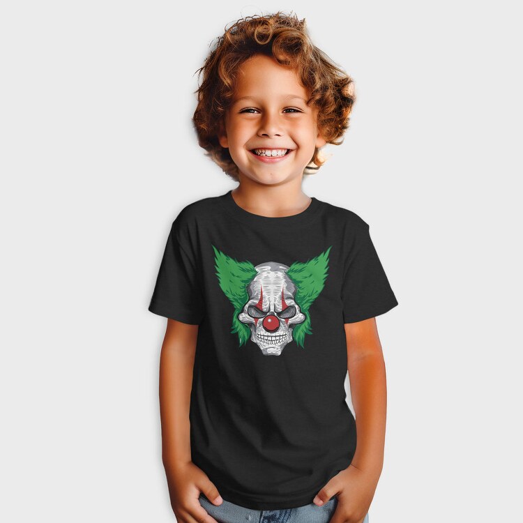 Skull Wings Red, Tricou Copii