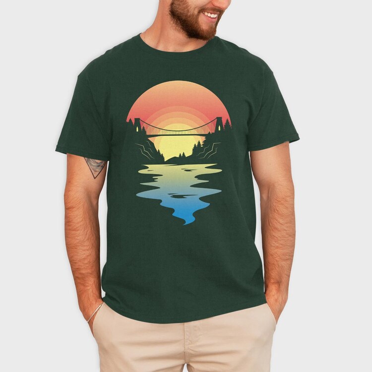 Bristol Bridge, Tricou Barbati (Unisex)
