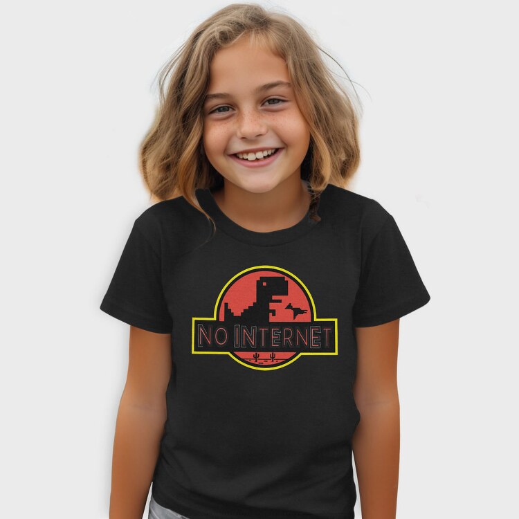 No Internet Dinosaur, Tricou Copii