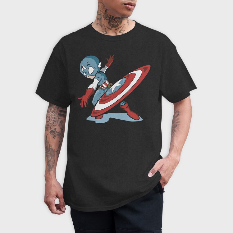 Captain America Surf, Tricou Barbati (Unisex)