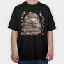 Hedgehog Books Flowers, Tricou Oversize Barbati (Unisex)