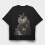 Sir Dog, Tricou Oversize Barbati (Unisex)