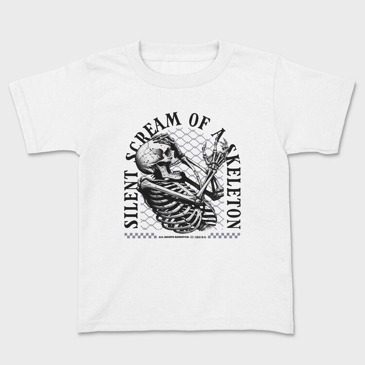 Silent Scream of a Skeleton, Tricou Copii