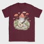 Shroom Hat Cat, Tricou Barbati (Unisex)