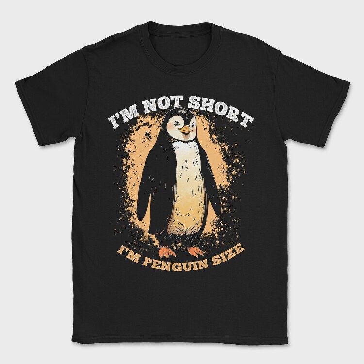 Short Penguin, Tricou Barbati (Unisex)