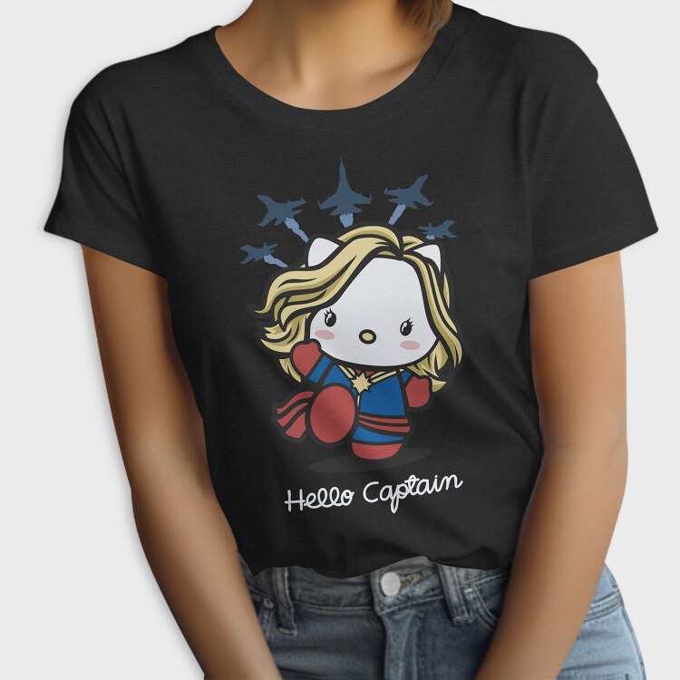 Captain Marvel Chibi, Tricou Femei