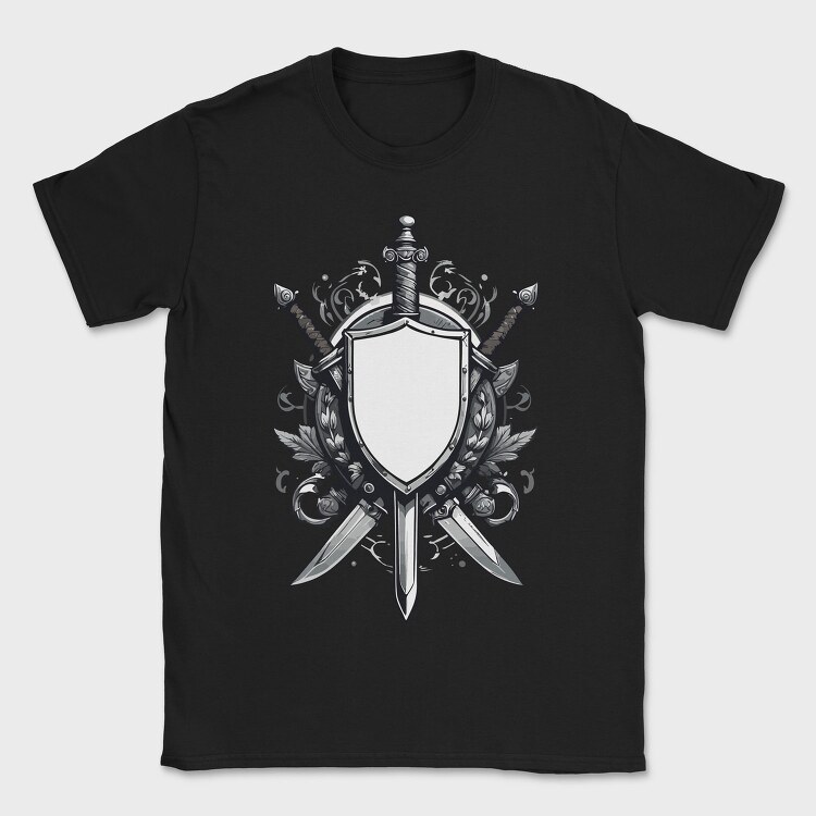 Shield and Sword, Tricou Barbati (Unisex)