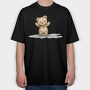 Happy Water Bear, Tricou Oversize Barbati (Unisex)