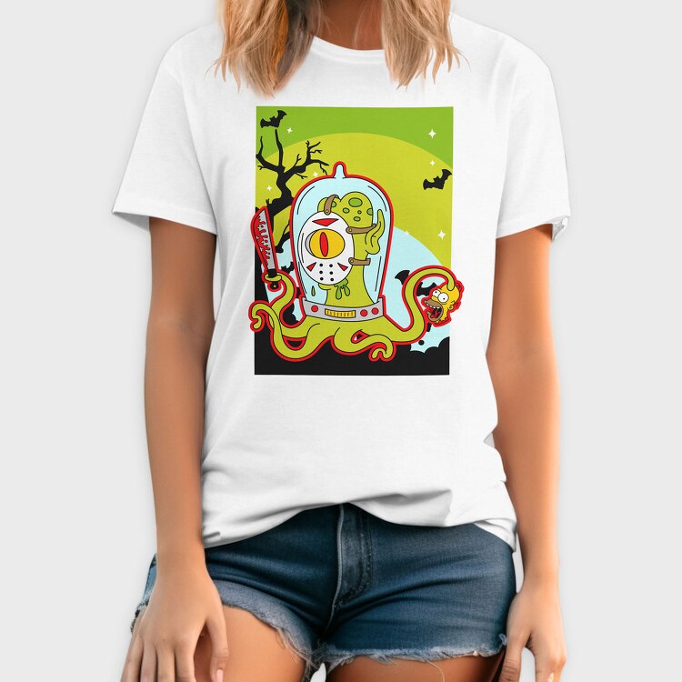 Octopus Horror, Tricou Barbati (Unisex)