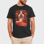 Red Wolf Howl 1, Tricou Barbati (Unisex)