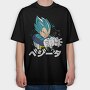 Super Saiyan Blue 1, Tricou Oversize Barbati (Unisex)