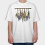 Herbalist Hanging Bunches, Tricou Oversize Barbati (Unisex)