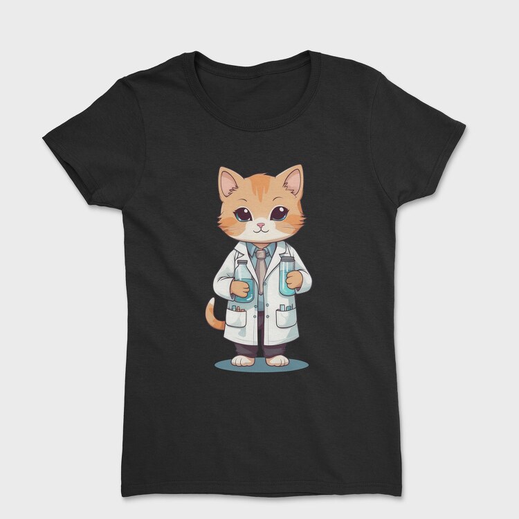 Scientist Cat, Tricou Femei