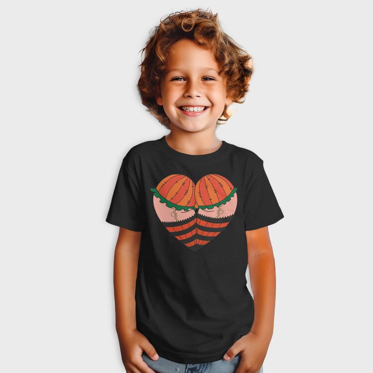 Pumpkin Patch Heart, Tricou Copii