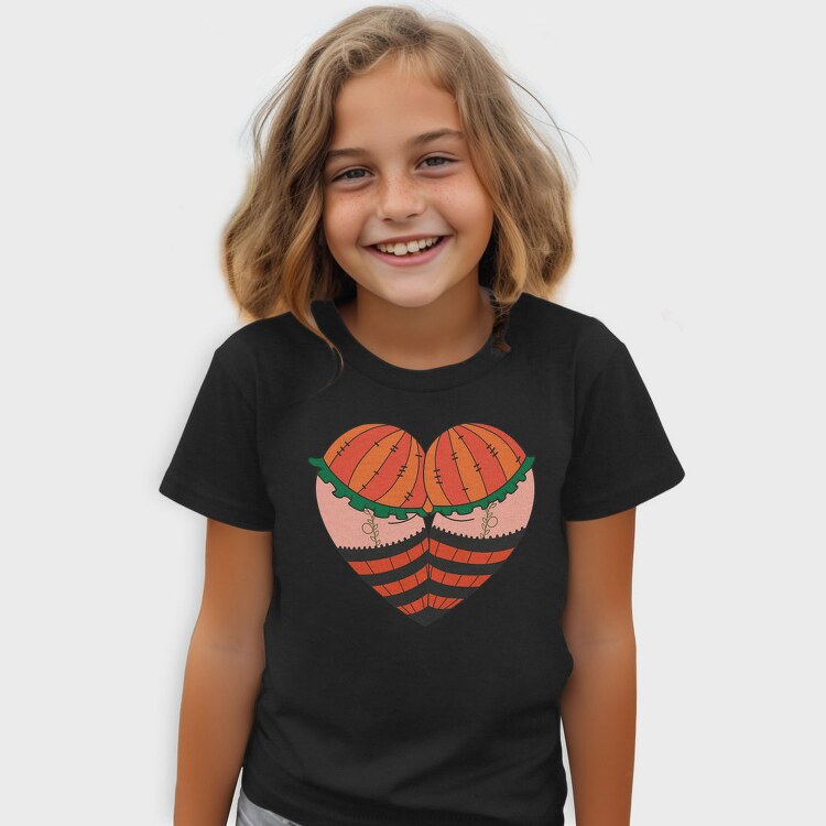 Pumpkin Patch Heart, Tricou Copii