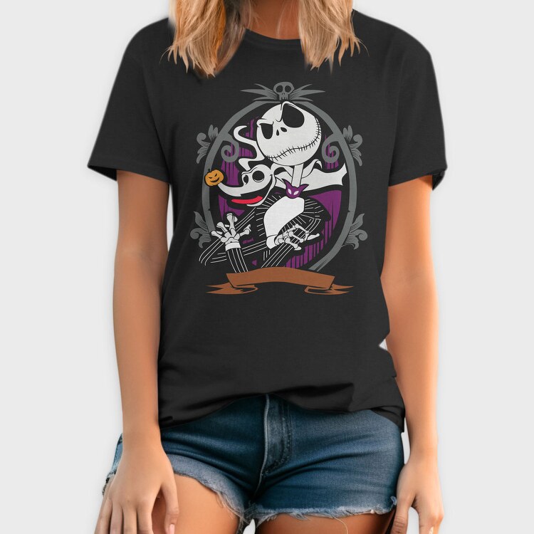 Pumpkin Skull Nightmare, Tricou Barbati (Unisex)