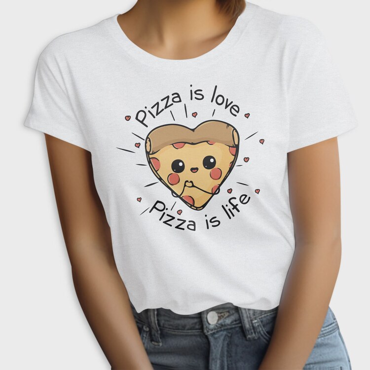 Pizza Love Slice, Tricou Femei