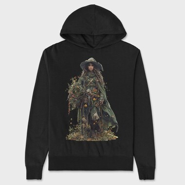 Herbalist Witchcraft Garden, Hanorac Oversize Barbati (Unisex)