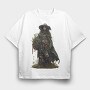 Herbalist Witchcraft Garden, Tricou Oversize Barbati (Unisex)
