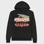 Hippie Christmas Tree, Hanorac Oversize Barbati (Unisex)