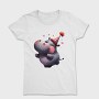 Hippo Party Hat, Tricou Femei