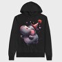 Hippo Party Hat, Hanorac Oversize Barbati (Unisex)