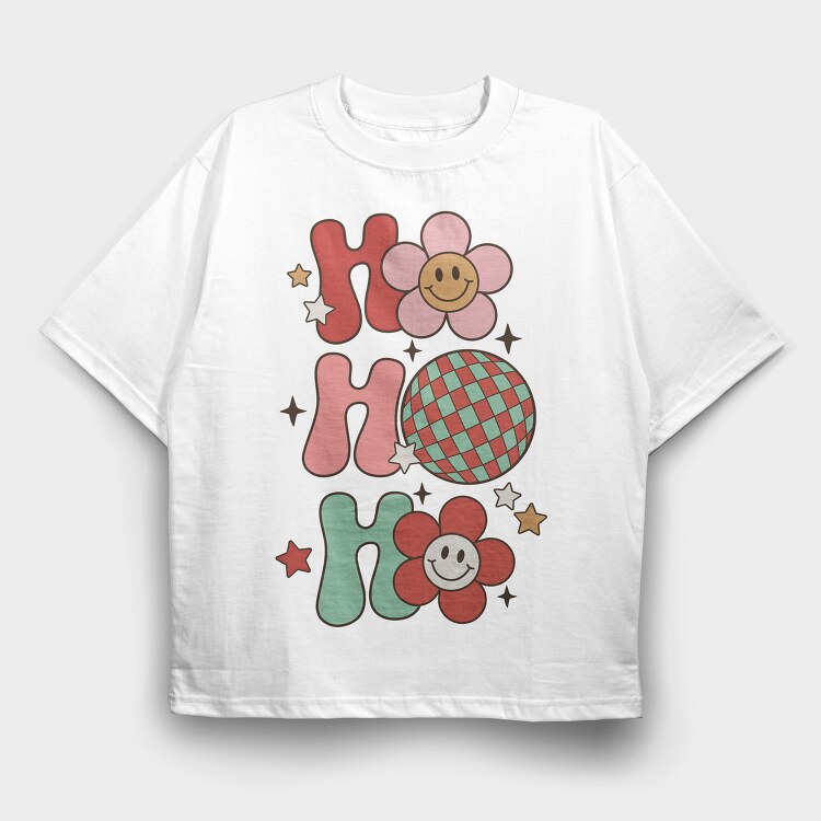 Ho Ho Ho Balls, Tricou Oversize Barbati (Unisex)