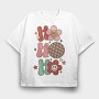 Ho Ho Ho Balls, Tricou Oversize Barbati (Unisex)