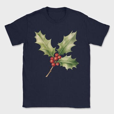 Holly Berry Branch, Tricou Barbati (Unisex)