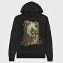 Holly Christmas Berry, Hanorac Oversize Barbati (Unisex)