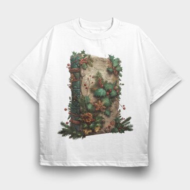 Holly Christmas Berry, Tricou Oversize Barbati (Unisex)