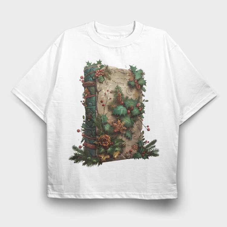Holly Christmas Berry, Tricou Oversize Barbati (Unisex)