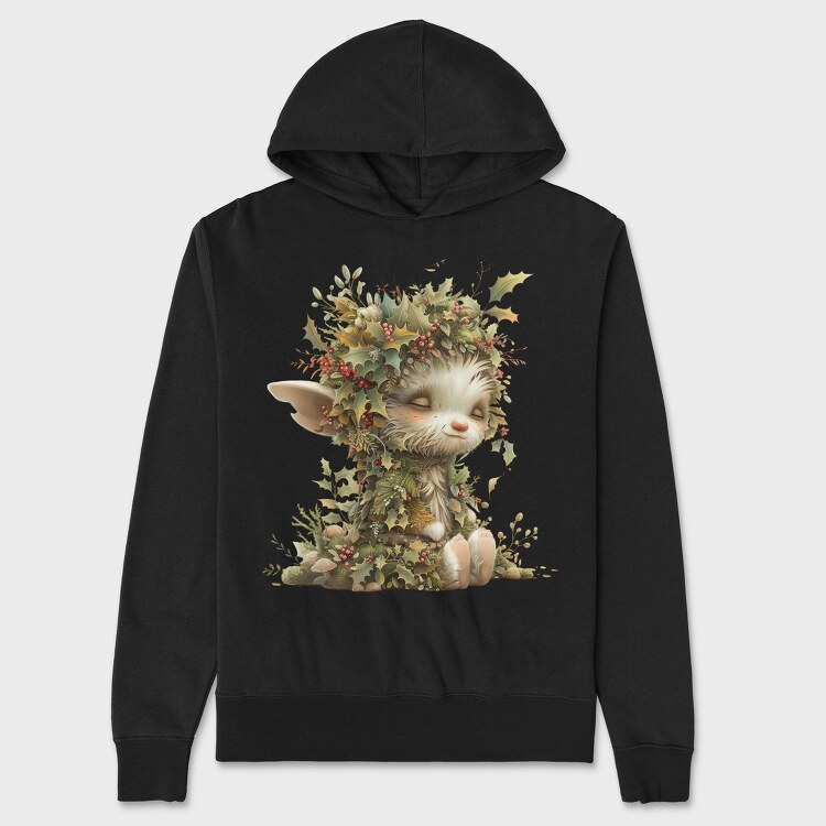 Holly Fairy Crown, Hanorac Oversize Barbati (Unisex)
