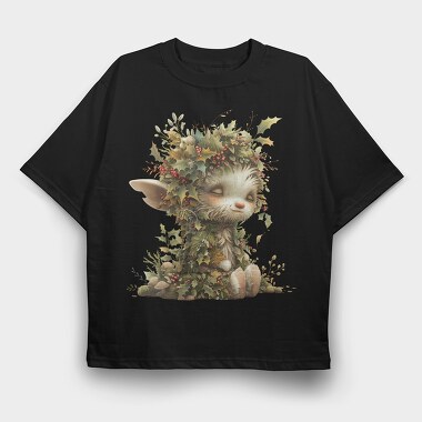 Holly Fairy Crown, Tricou Oversize Barbati (Unisex)