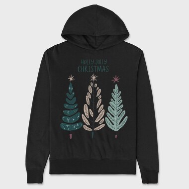 Holly Jolly Christmas, Hanorac Oversize Barbati (Unisex)