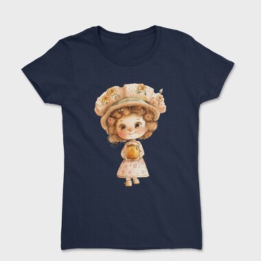 Honey Flower Girl Clipart, Tricou Femei