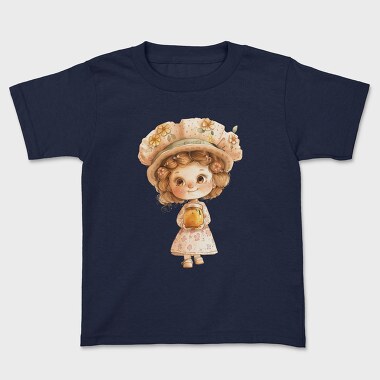 Honey Flower Girl Clipart, Tricou Copii