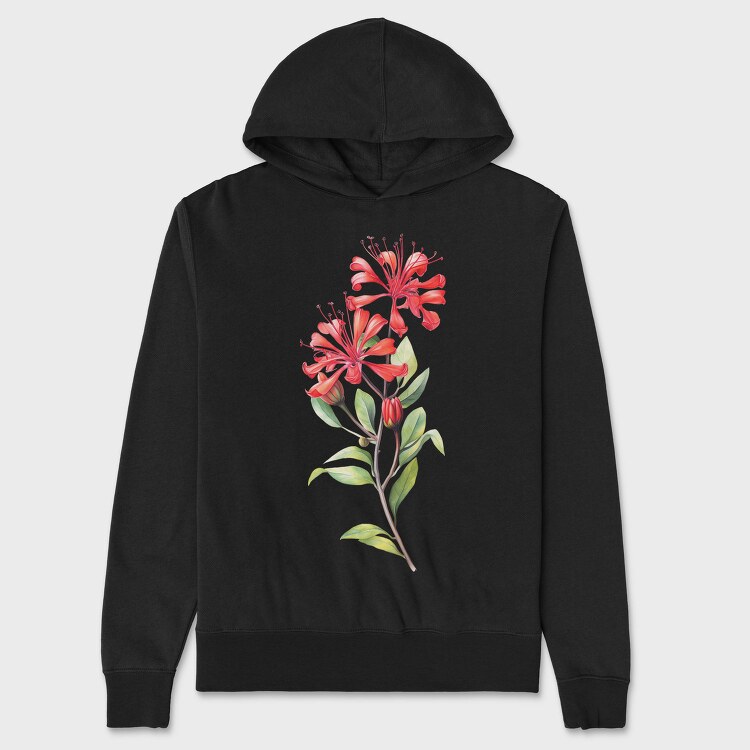 Honeysuckle Flowers 01, Hanorac Oversize Barbati (Unisex)