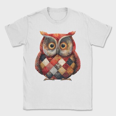 Hooting Christmas Quilt Owl, Tricou Barbati (Unisex)