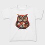 Hooting Christmas Quilt Owl, Tricou Copii