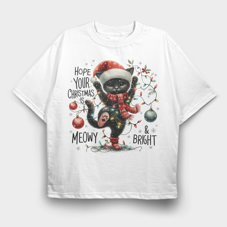 Hope Your Christmas, Tricou Oversize Barbati (Unisex)