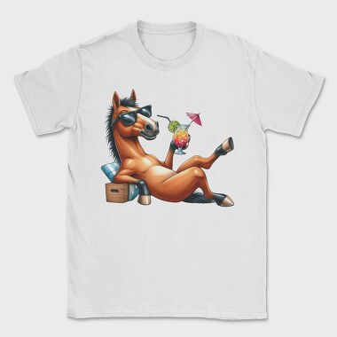 Horse Cocktail Sunglasses, Tricou Barbati (Unisex)