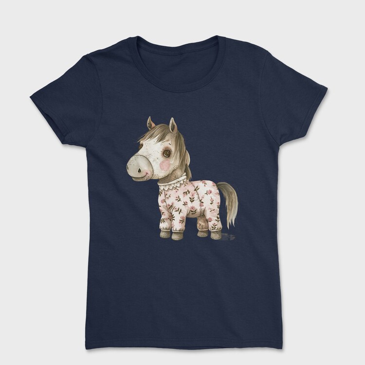 Horse Floral Jacket, Tricou Femei