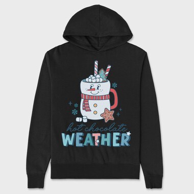 Hot Chocolate Weather, Hanorac Oversize Barbati (Unisex)