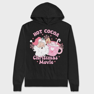 Hot Cocoa Christmas, Hanorac Oversize Barbati (Unisex)