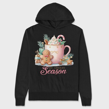 Hot Cocoa Season, Hanorac Oversize Barbati (Unisex)