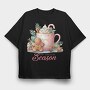 Hot Cocoa Season, Tricou Oversize Barbati (Unisex)